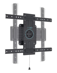 TooQ Soporte de Pared Rotación 360° para Pantallas 37" - 80", Negro 2