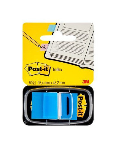 3M I680-2 etiqueta autoadhesiva Rectángulo Desmontable Azul 50 pieza(s)