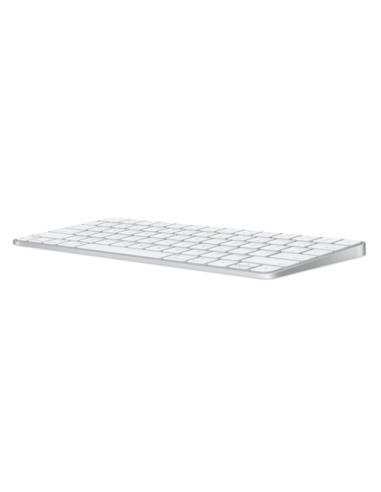 Apple Magic teclado Universal USB + Bluetooth Español Aluminio, Blanco