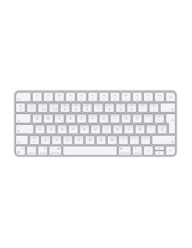 Apple Magic teclado Universal USB + Bluetooth Español Aluminio, Blanco