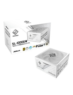 Asrock SL-1000GW Steel Legend unidad de fuente de alimentación 1000 W 20+4 pin ATX ATX Blanco