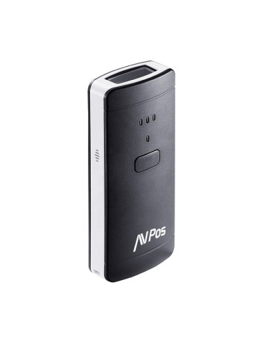 AVPos AVP-BP200-2D lector de código de barras Lector de códigos de barras manos libres 1D 2D CMOS Negro, Gris claro