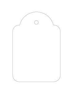 APLI 00392 etiqueta sin adhesivo 500 pieza(s) Blanco Rectángulo 2