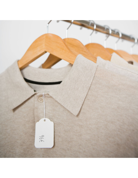 APLI 00392 etiqueta sin adhesivo 500 pieza(s) Blanco Rectángulo