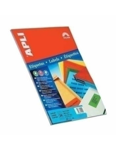 APLI Self-adhesive labels 210 x 297mm Blue etiqueta autoadhesiva Azul 20 pieza(s)
