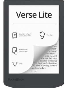 PocketBook Verse Lite lectore de e-book Pantalla táctil 8 GB Wifi Gris