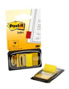 3M I680-5 etiqueta autoadhesiva Rectángulo Desmontable Amarillo 50 pieza(s)