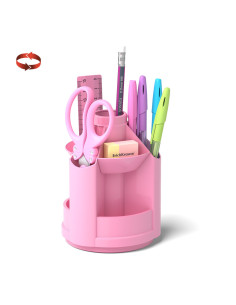 ErichKrause Mini Desk porta lápices Plástico Rosa 2