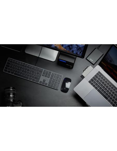 LMP KB-1243 teclado Hogar USB QWERTY Español Gris