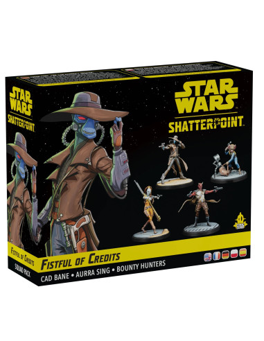 Asmodee Star Wars  Shatterpoint - Fistful of Credits  Cad Bane Squad Pack Figura