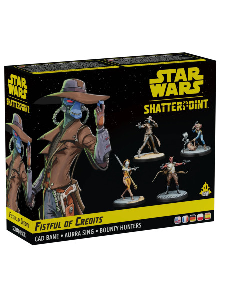Asmodee Star Wars  Shatterpoint - Fistful of Credits  Cad Bane Squad Pack Figura