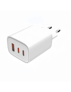 Leotec CARGADOR UNIVERSAL 65W GAN ULTRA SLIM 2 USB C PD+1 USB A BLANCO 2