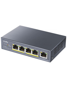 Cudy GS1005P switch Gigabit Ethernet (10 100 1000) Energía sobre Ethernet (PoE) Gris 2