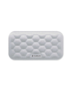 SUBBLIM SUBMP-04E041 descansa muñecas Algodón, Licra, Espuma de memoria, Poliuretano (PU) Plata