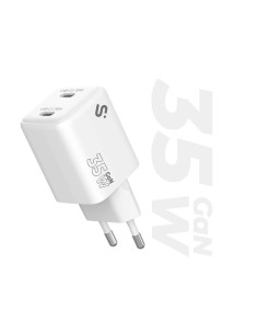 SUBBLIM Cargador GaN 35W Doble USB-C