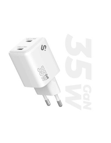 SUBBLIM Cargador GaN 35W Doble USB-C
