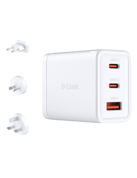 D-Link DCP-651 cargador de dispositivo móvil Universal Blanco Corriente alterna Carga rápida Interior