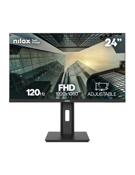 Nilox NXM24REG1201 pantalla para PC 61 cm (24") 1920 x 1080 Pixeles Full HD LED Negro