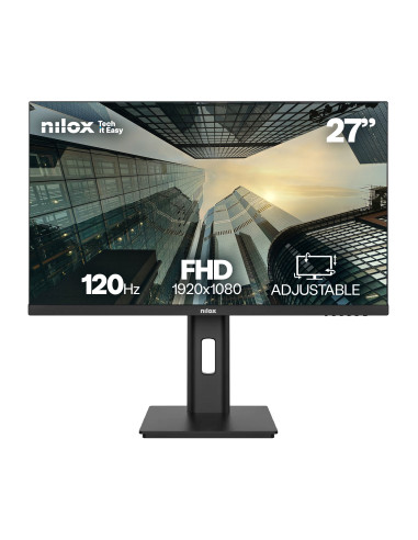 Nilox NXM27REG1201 pantalla para PC 68,6 cm (27") 1920 x 1080 Pixeles Full HD LED Negro