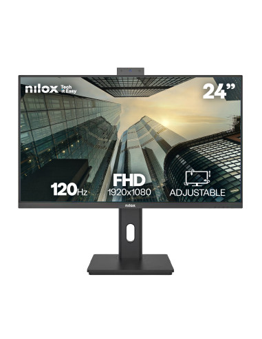 Nilox NXM24RWEB02B pantalla para PC 61 cm (24") 1920 x 1080 Pixeles Full HD LED Negro