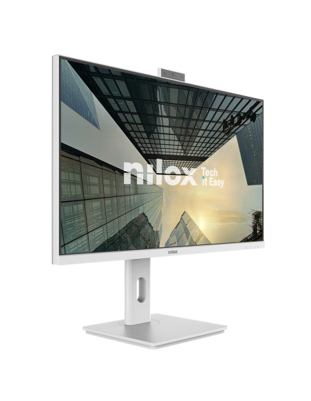 Nilox NXM24RWEB02W pantalla para PC 61 cm (24") 1920 x 1080 Pixeles Full HD LED Blanco