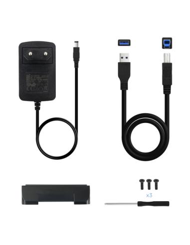 TooQ CAJA HDD 3,5" SATA A USB 2.0/3.0 NEGRA