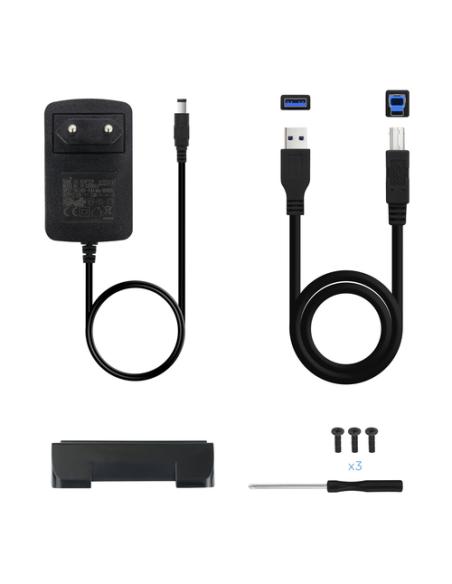 TooQ CAJA HDD 3,5" SATA A USB 2.0/3.0 NEGRA