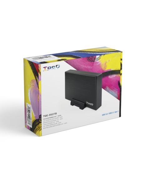 TooQ CAJA HDD 3,5" SATA A USB 2.0/3.0 NEGRA