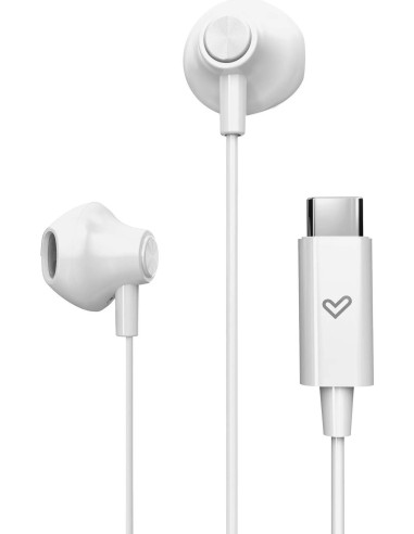 Energy Sistem EasyPods Auriculares Alámbrico Dentro de oído Llamadas Música USB Tipo C Blanco