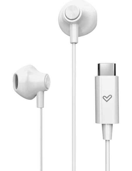 Energy Sistem EasyPods Auriculares Alámbrico Dentro de oído Llamadas Música USB Tipo C Blanco