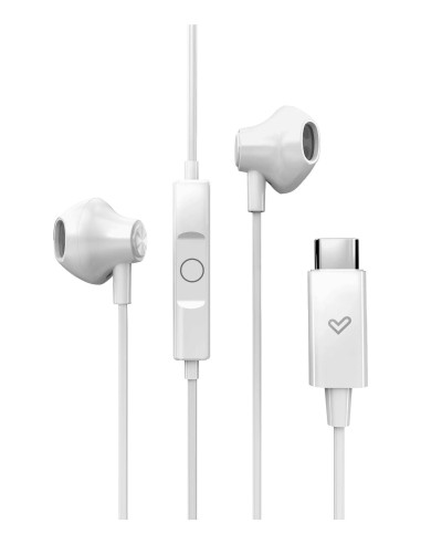 Energy Sistem EasyPods Auriculares Alámbrico Dentro de oído Llamadas Música USB Tipo C Blanco