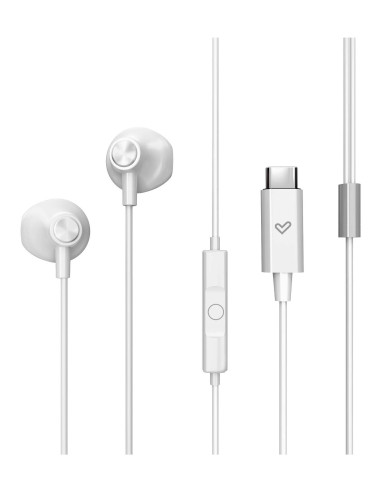 Energy Sistem EasyPods Auriculares Alámbrico Dentro de oído Llamadas Música USB Tipo C Blanco
