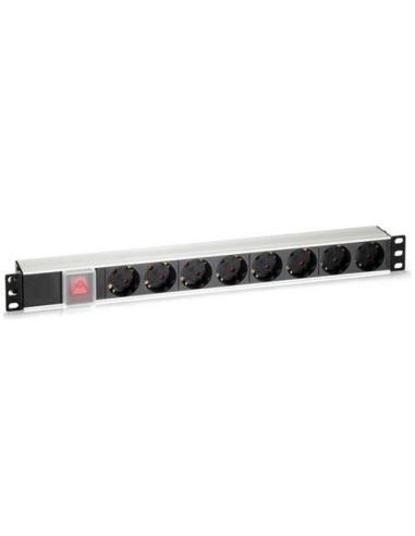 CROMAD Regleta PDU Rack 19" 8 tomas CR0309