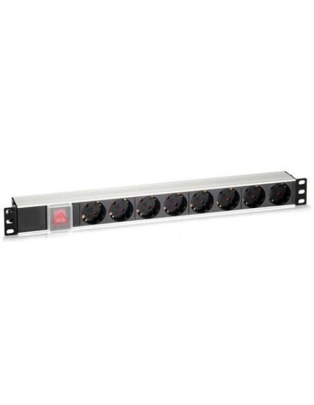 CROMAD Regleta PDU Rack 19" 8 tomas CR0309