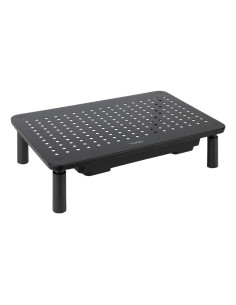 TooQ Soporte Elevador Multiusos para Monitor Portátil, Negro
