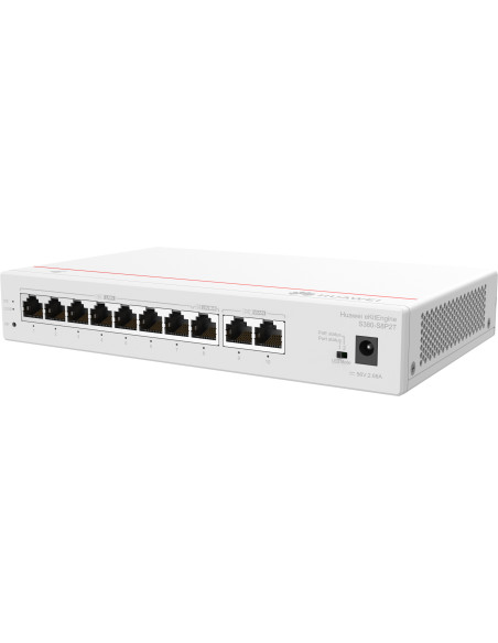 HUAWEI eKit S380 Series S380-S8P2T Gestionado Gigabit Ethernet (10 100 1000) Energía sobre Ethernet (PoE) 1U Gris
