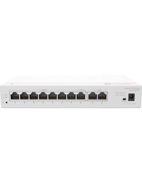 HUAWEI eKit S380 Series S380-S8P2T Gestionado Gigabit Ethernet (10 100 1000) Energía sobre Ethernet (PoE) 1U Gris
