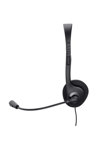 Trust 24659 auricular y casco Auriculares Alámbrico Diadema Llamadas/Música Negro