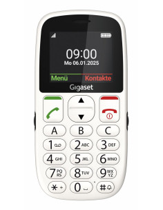 Gigaset GL395 5,59 cm (2.2") 90 g Blanco Teléfono para personas mayores