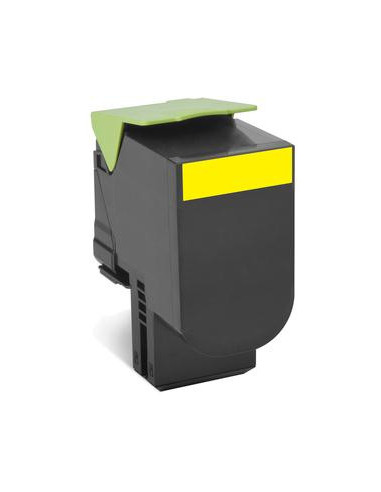 Lexmark 80C2XYE cartucho de tóner 1 pieza(s) Original Amarillo