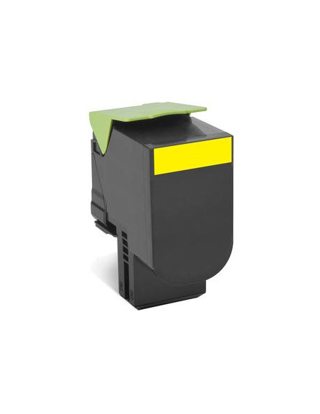 Lexmark 80C2XYE cartucho de tóner 1 pieza(s) Original Amarillo