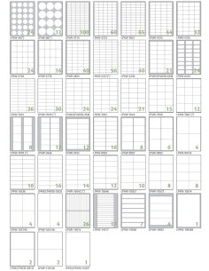 Tico LP4W-7037 etiqueta autoadhesiva Blanco 2400 pieza(s) 2