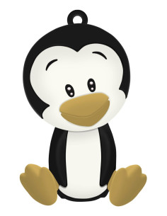 Celly PBPENGUIN batería externa Polímero de litio 2600 mAh Negro, Blanco, Amarillo