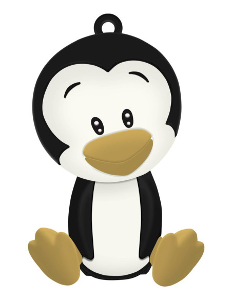 Celly PBPENGUIN batería externa Polímero de litio 2600 mAh Negro, Blanco, Amarillo