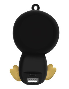 Celly PBPENGUIN batería externa Polímero de litio 2600 mAh Negro, Blanco, Amarillo 2