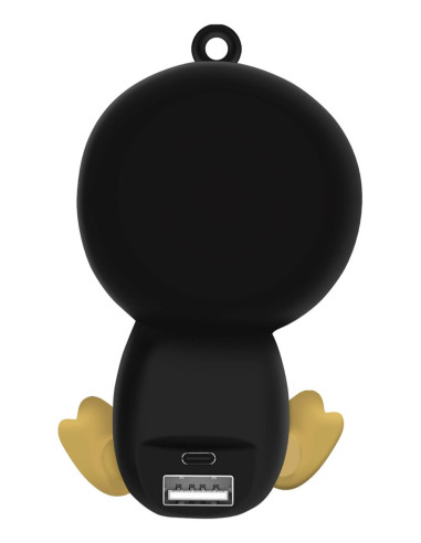 Celly PBPENGUIN batería externa Polímero de litio 2600 mAh Negro, Blanco, Amarillo