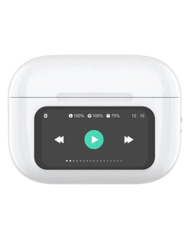 Celly SOUNDLEDWH auricular y casco Auriculares True Wireless Stereo (TWS) Dentro de oído Llamadas Música USB Tipo C Bluetooth
