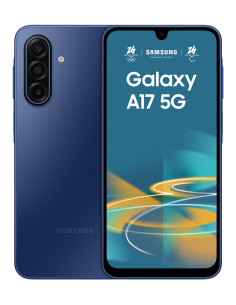 Samsung Galaxy A17 5G 17 cm (6.7") Ranura híbrida Dual SIM Android 15 USB Tipo C 4 GB 128 GB 5000 mAh Azul