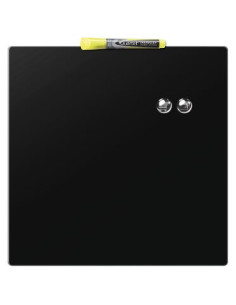 Rexel Pizarra hogar magnética 360x360mm negra