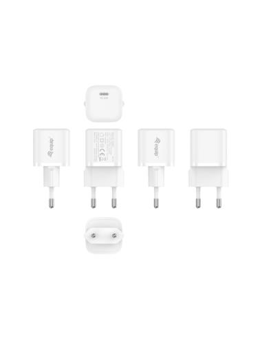 Equip 245530 cargador de dispositivo móvil Tableta, Smartphone Blanco Corriente alterna Interior